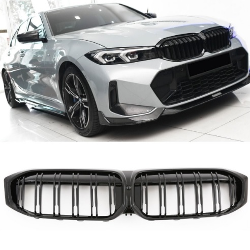 BMW 3-Sarja G20 G21 LCI mustat munuaiset