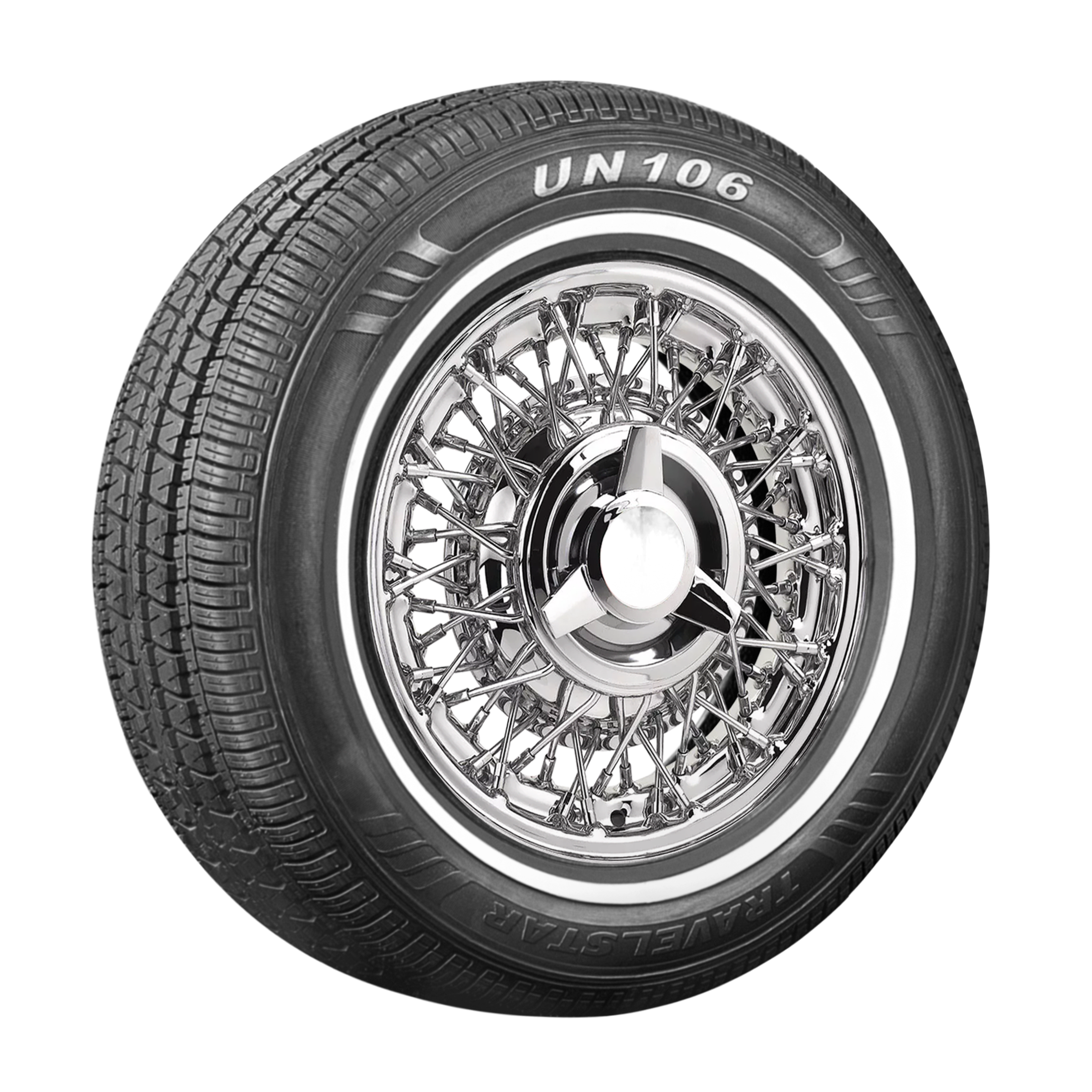 Travelstar Classic Radial UN106 Valkosivu 14 mm 155/80-13