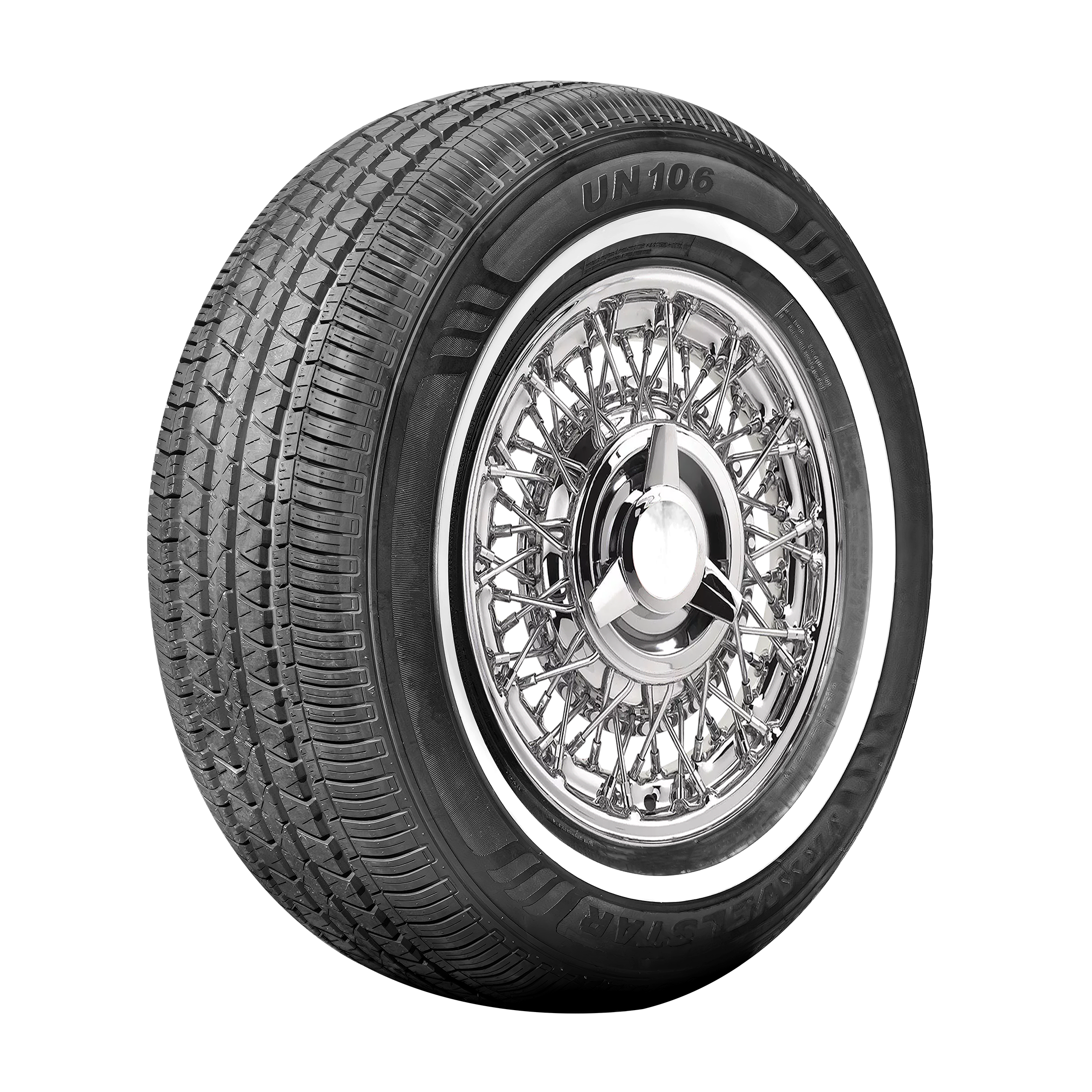 Travelstar Classic Radial UN106 Valkosivu 18 mm 195/75-14