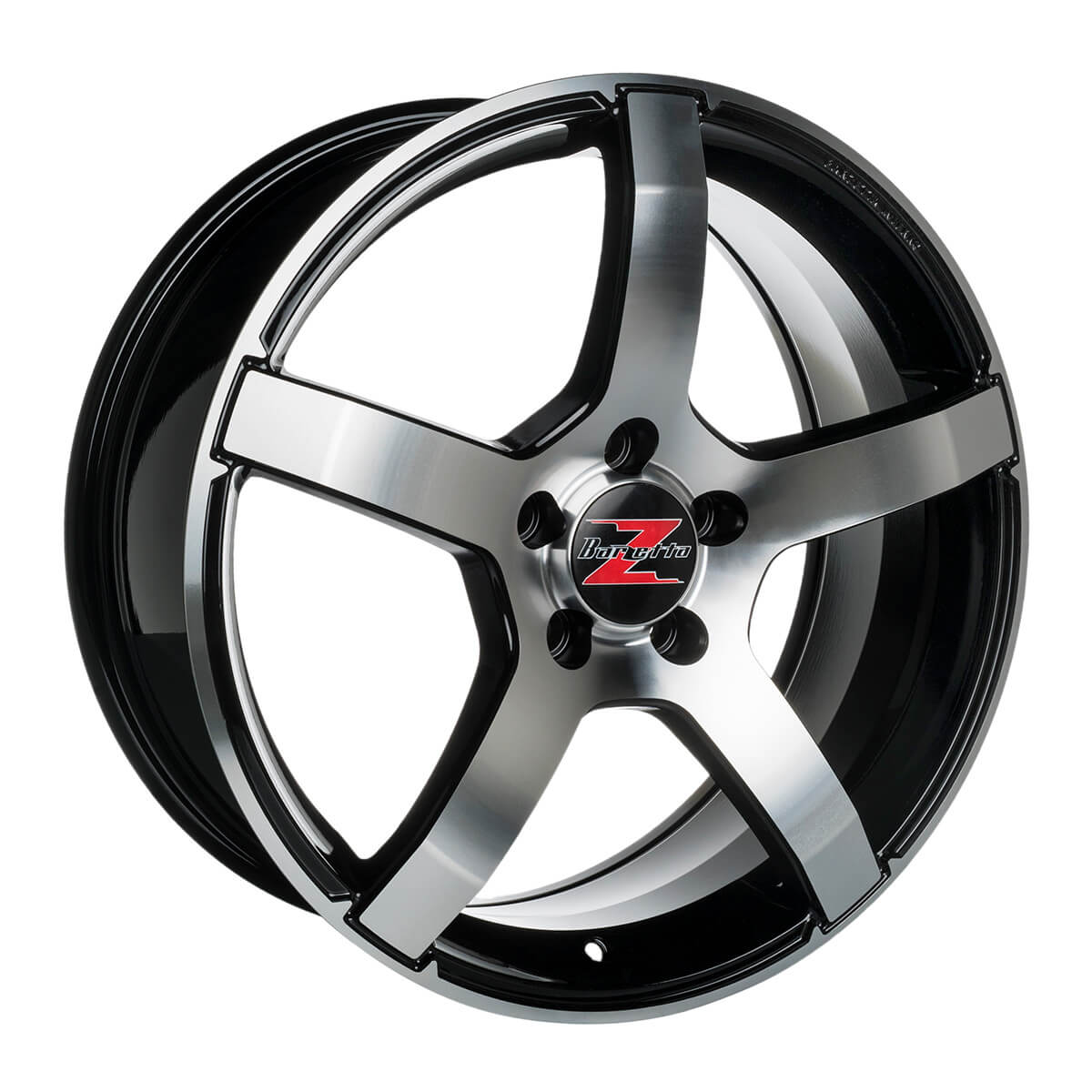 Barzetta Inverno Black Polished 7.5x18 ET: 35 - 5x112