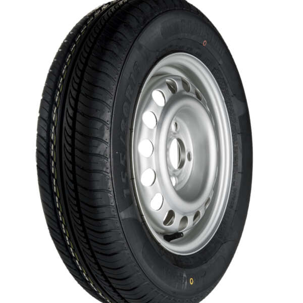Jack Wheeler Peräkärryn rengas teräsvanteella 13" 165/80-13C