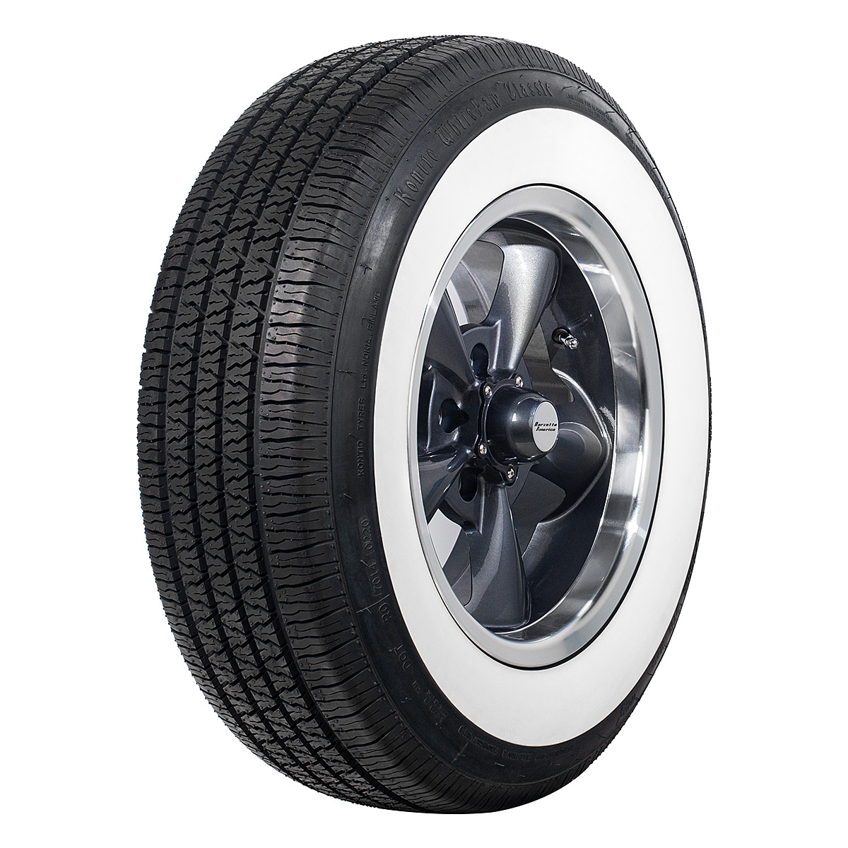 Kontio WhitePaw Classic Valkosivu 2½" (64mm) 205/75-15